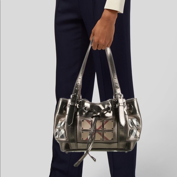 Burberry Handbags - Rare Supernova Check Armored Mini Beaton Burberry Satchel